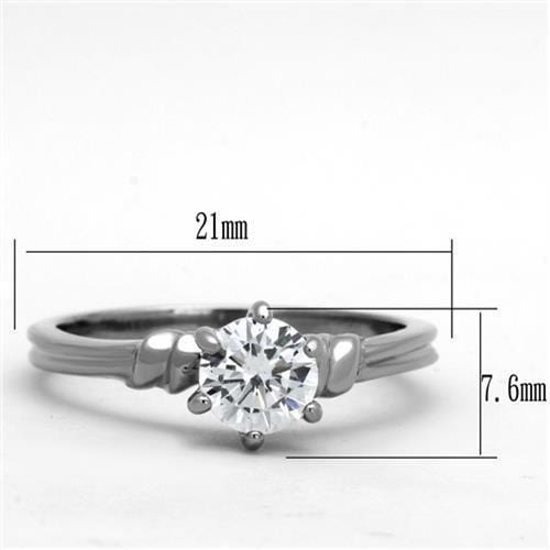 Cheap Wedding Rings TK1431 Stainless Steel Ring with AAA Grade CZ