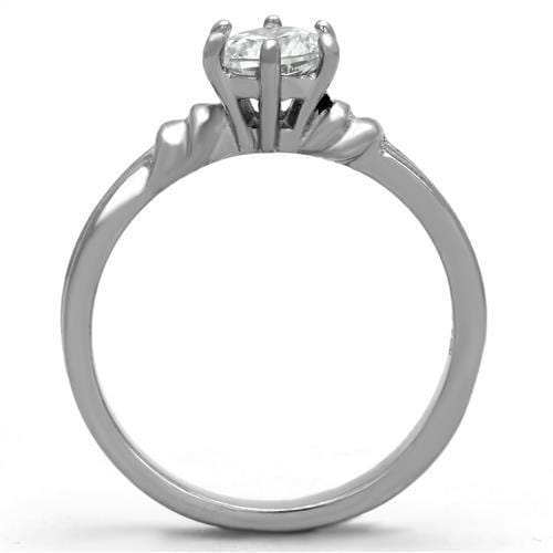 Cheap Wedding Rings TK1431 Stainless Steel Ring with AAA Grade CZ