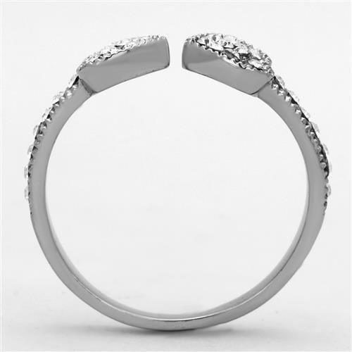 Cheap Wedding Rings TK1432 Stainless Steel Ring with Top Grade Crystal