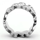 Cheap Wedding Rings TK1443 Stainless Steel Ring with Top Grade Crystal