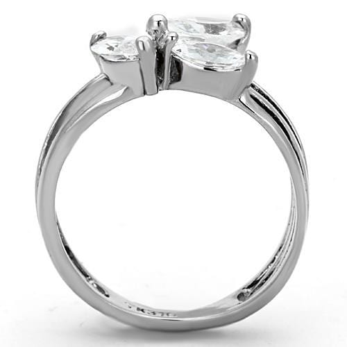 Cheap Wedding Rings TK1445 Stainless Steel Ring with AAA Grade CZ