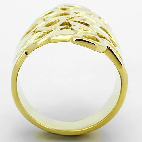 Thin Gold Ring TK1446 Gold - Stainless Steel Ring