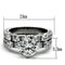 Cheap Wedding Rings TK1450 Stainless Steel Ring with AAA Grade CZ
