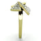 Thin Gold Ring TK1485 Gold - Stainless Steel Ring with Top Grade Crystal