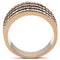 Rose Gold Rings TK1492 Rose Gold - Stainless Steel Ring with AAA Grade CZ