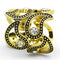 Thin Gold Ring TK1506 Gold - Stainless Steel Ring with Top Grade Crystal