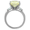 Cheap Wedding Rings TK1514 Stainless Steel Ring with CZ in Citrine Yellow