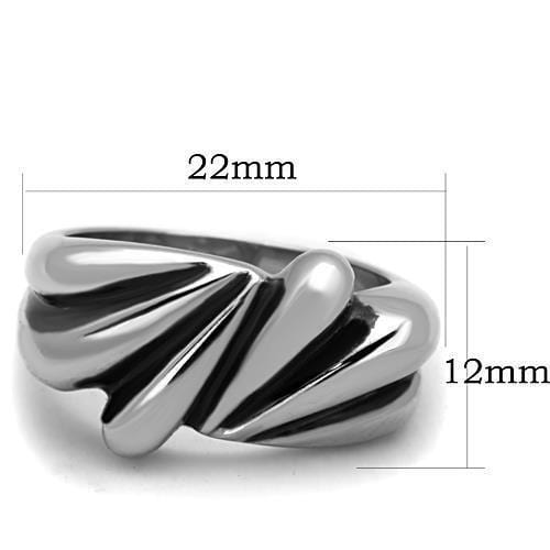 Pinky Rings For Women TK1520 Stainless Steel Ring