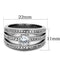 Cheap Wedding Rings TK1525 Stainless Steel Ring with AAA Grade CZ