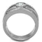 Cheap Wedding Rings TK1525 Stainless Steel Ring with AAA Grade CZ