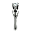 Band Rings TK1539 Stainless Steel Ring with AAA Grade CZ