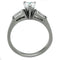 Band Rings TK1541 Stainless Steel Ring with AAA Grade CZ