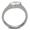 Band Rings TK1542 Stainless Steel Ring with AAA Grade CZ