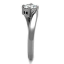 Band Rings TK1543 Stainless Steel Ring with AAA Grade CZ