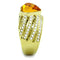 Simple Gold Rings TK1563 Gold - Stainless Steel Ring with Top Grade Crystal