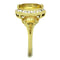 Simple Gold Rings TK1578 Gold - Stainless Steel Ring with Synthetic