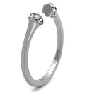 Band Rings TK1580 Stainless Steel Ring with Top Grade Crystal