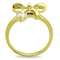 Simple Gold Rings TK1585 Gold - Stainless Steel Ring with AAA Grade CZ