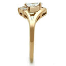 Rose Gold Rings TK1590 Rose Gold - Stainless Steel Ring with AAA Grade CZ