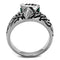 Mens Stainless Steel Rings TK1600 Stainless Steel Ring with Crystal