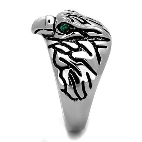 Mens Stainless Steel Rings TK1600 Stainless Steel Ring with Crystal