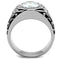 Mens Stainless Steel Rings TK1606 Stainless Steel Ring with AAA Grade CZ