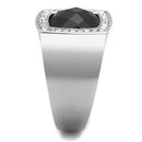 Mens Stainless Steel Rings TK1616 Stainless Steel Ring with Semi-Precious