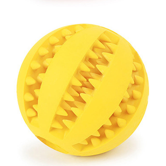 Toys for Dogs Rubber Dog Ball For Puppy Funny Dog Toys For Pet Puppies Large Dogs Tooth Cleaning Snack Ball Toy For Pet Products