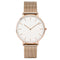 Luxury Rose Gold Watch Women Bracelet Watches Top Brand Ladies Casual Quartz Watch Steel Women&