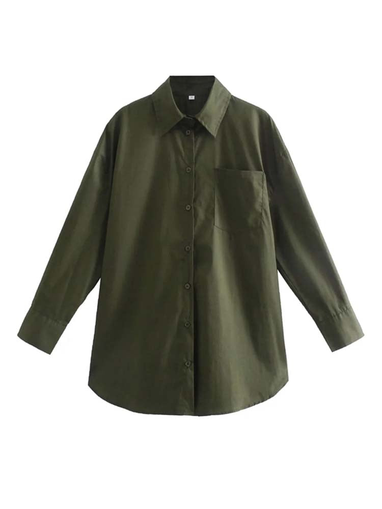 Klkxmyt Women's Shirt 2022 New Spring Autumn Fashion Oversize 100% Cotton Casual Blouses Loose Streetwear Shirts Woman Tops