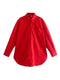 Klkxmyt Women's Shirt 2022 New Spring Autumn Fashion Oversize 100% Cotton Casual Blouses Loose Streetwear Shirts Woman Tops
