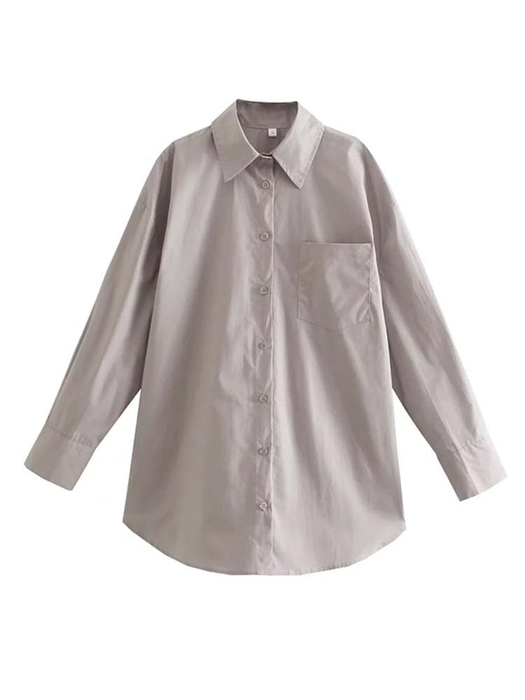 Klkxmyt Women's Shirt 2022 New Spring Autumn Fashion Oversize 100% Cotton Casual Blouses Loose Streetwear Shirts Woman Tops