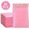 50PCS Bubble Mailers Padded Envelopes packaging bags for business bubble mailers shipping packaging ziplock bag 13x18cm Pink