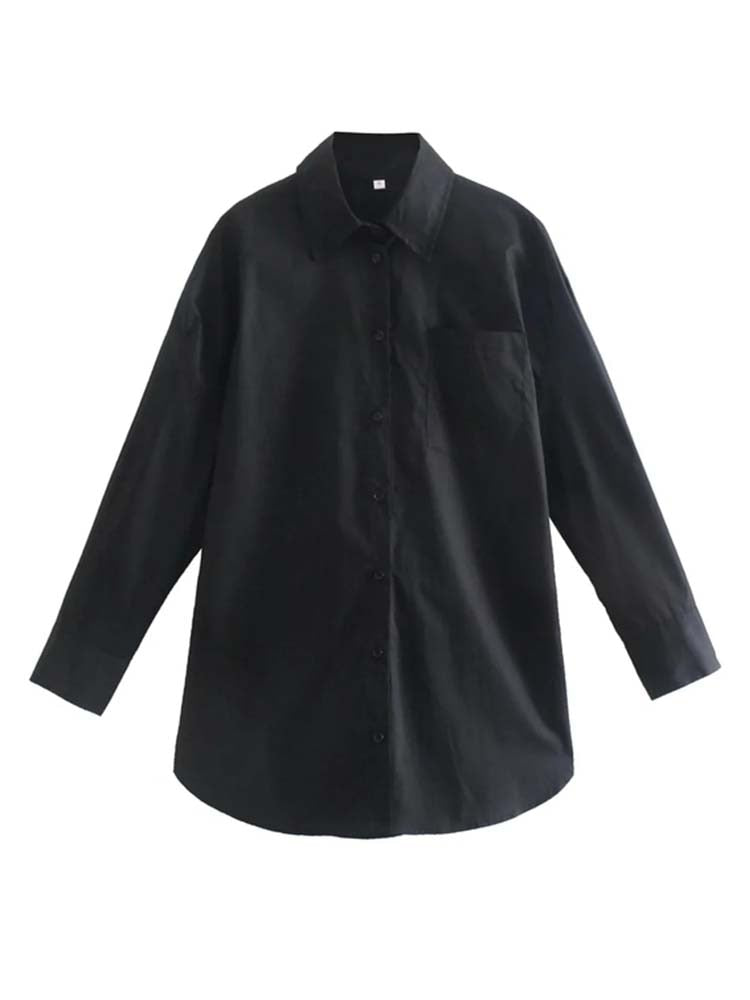 Klkxmyt Women's Shirt 2022 New Spring Autumn Fashion Oversize 100% Cotton Casual Blouses Loose Streetwear Shirts Woman Tops