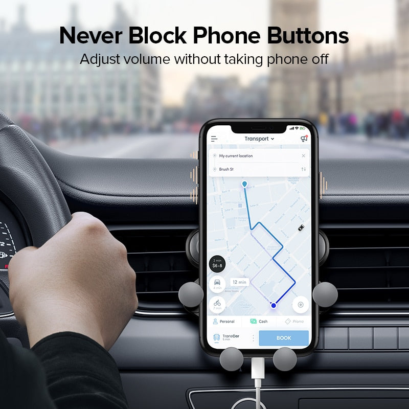 INIU Gravity Car Phone Holder Mobile Stand Smartphone GPS Support Mount For iPhone 13 12 11 Pro 8 Samsung Huawei Xiaomi Redmi LG