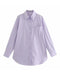 Klkxmyt Women's Shirt 2022 New Spring Autumn Fashion Oversize 100% Cotton Casual Blouses Loose Streetwear Shirts Woman Tops