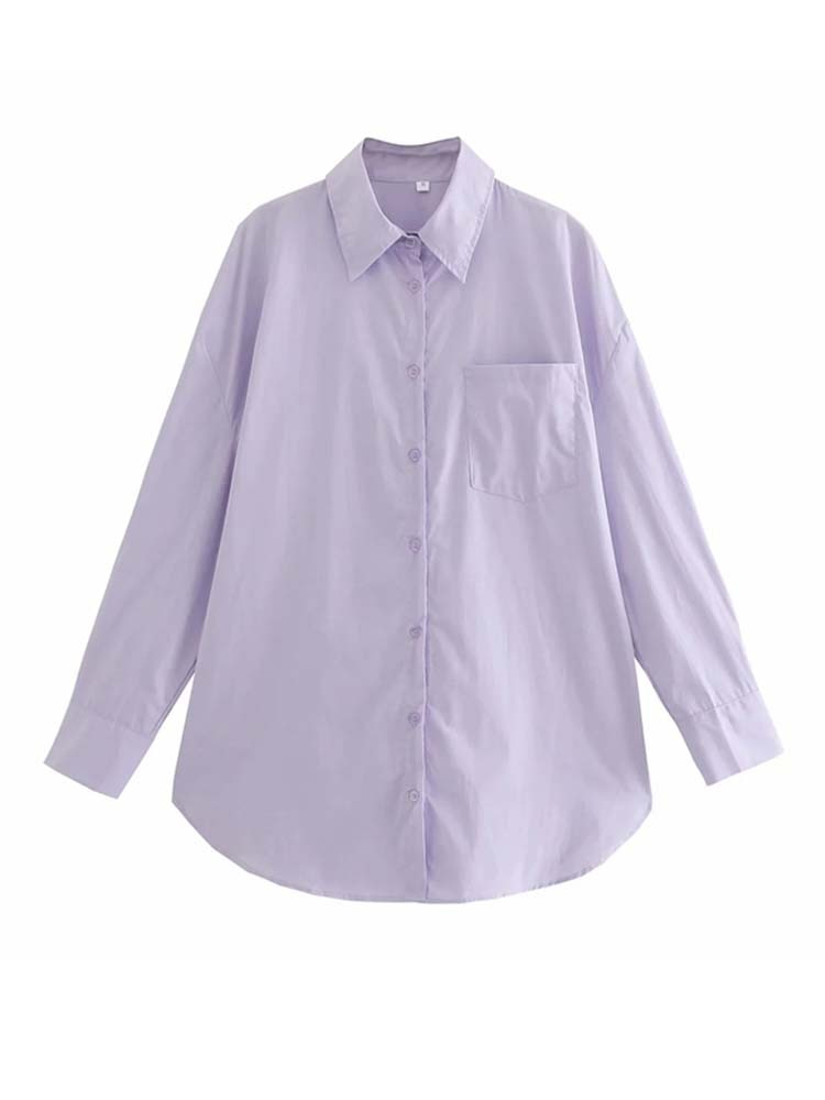 Klkxmyt Women's Shirt 2022 New Spring Autumn Fashion Oversize 100% Cotton Casual Blouses Loose Streetwear Shirts Woman Tops