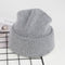 VISROVER 9 Colors Unisex Solid Color Real Rabbit Fur Beanies Winter Hat For Woman Knit Bonnet Acrylic Woman Autumn Warm Skullies