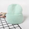 VISROVER 9 Colors Unisex Solid Color Real Rabbit Fur Beanies Winter Hat For Woman Knit Bonnet Acrylic Woman Autumn Warm Skullies