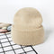 VISROVER 9 Colors Unisex Solid Color Real Rabbit Fur Beanies Winter Hat For Woman Knit Bonnet Acrylic Woman Autumn Warm Skullies