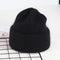 VISROVER 9 Colors Unisex Solid Color Real Rabbit Fur Beanies Winter Hat For Woman Knit Bonnet Acrylic Woman Autumn Warm Skullies