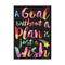 A GOAL WITHOUT A PLAN ARGUS POSTER-Learning Materials-JadeMoghul Inc.