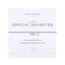 A Little Special Daughter Silver Bracelet (Pack of 1)-Personalized Gifts for Women-JadeMoghul Inc.