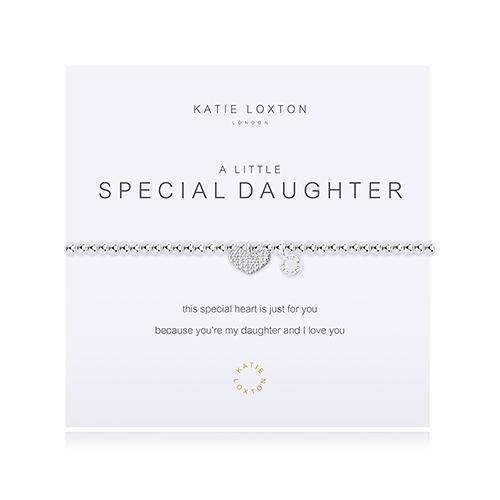 A Little Special Daughter Silver Bracelet (Pack of 1)-Personalized Gifts for Women-JadeMoghul Inc.