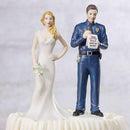 "A Love Citation" Policeman Groom Figurine Groom (Pack of 1)-Wedding Cake Toppers-JadeMoghul Inc.
