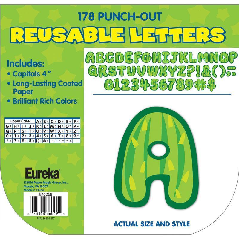 A SHARP BUNCH CACTUS DECO LETTERS-Learning Materials-JadeMoghul Inc.