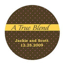"A True Blend" Stickers (Pack of 1)-Wedding Favor Stationery-JadeMoghul Inc.