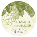 A Wine Romance Large Sticker Berry (Pack of 1)-Wedding Favor Stationery-Periwinkle-JadeMoghul Inc.