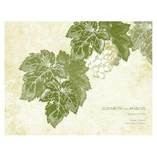 A Wine Romance Program Berry (Pack of 1)-Wedding Ceremony Stationery-Berry-JadeMoghul Inc.