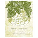 A Wine Romance Save The Date Card Berry (Pack of 1)-Weddingstar-Periwinkle-JadeMoghul Inc.